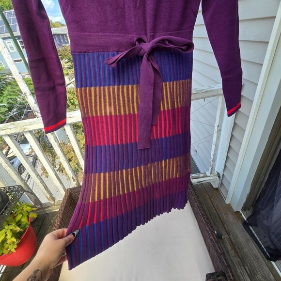 Never-worn Colorful Sweater Dress - Picture 2 of 6